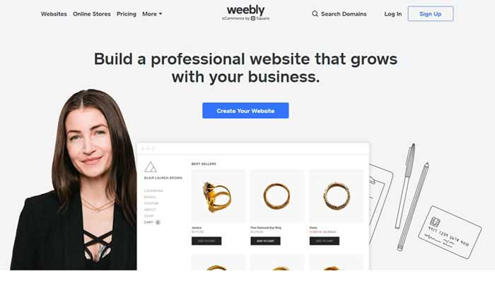 weebly start a blog free