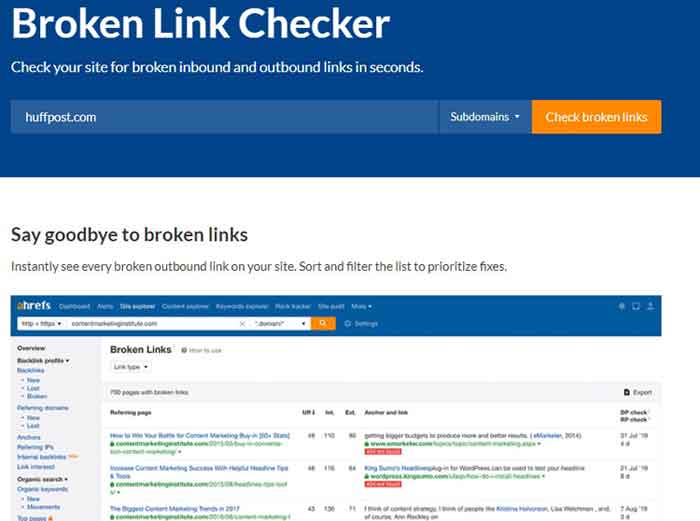 broken link building tips