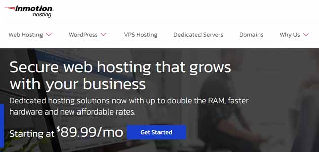 InMotion best hosting services