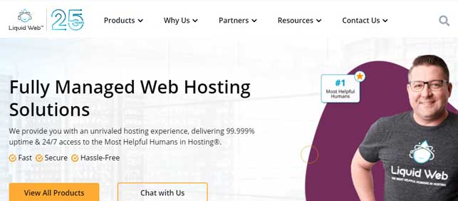 Liquid Web top web hosting services