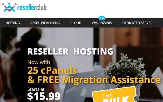 ResellerClub web hosting provider